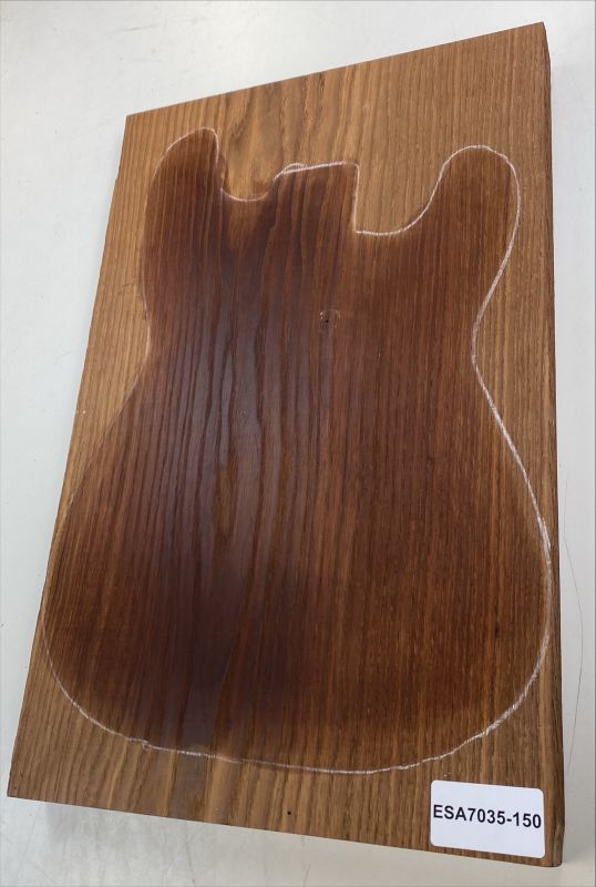 Body Swamp Ash, Choco, 2-pcs., edge-glued, 39mm Unique Piece #150